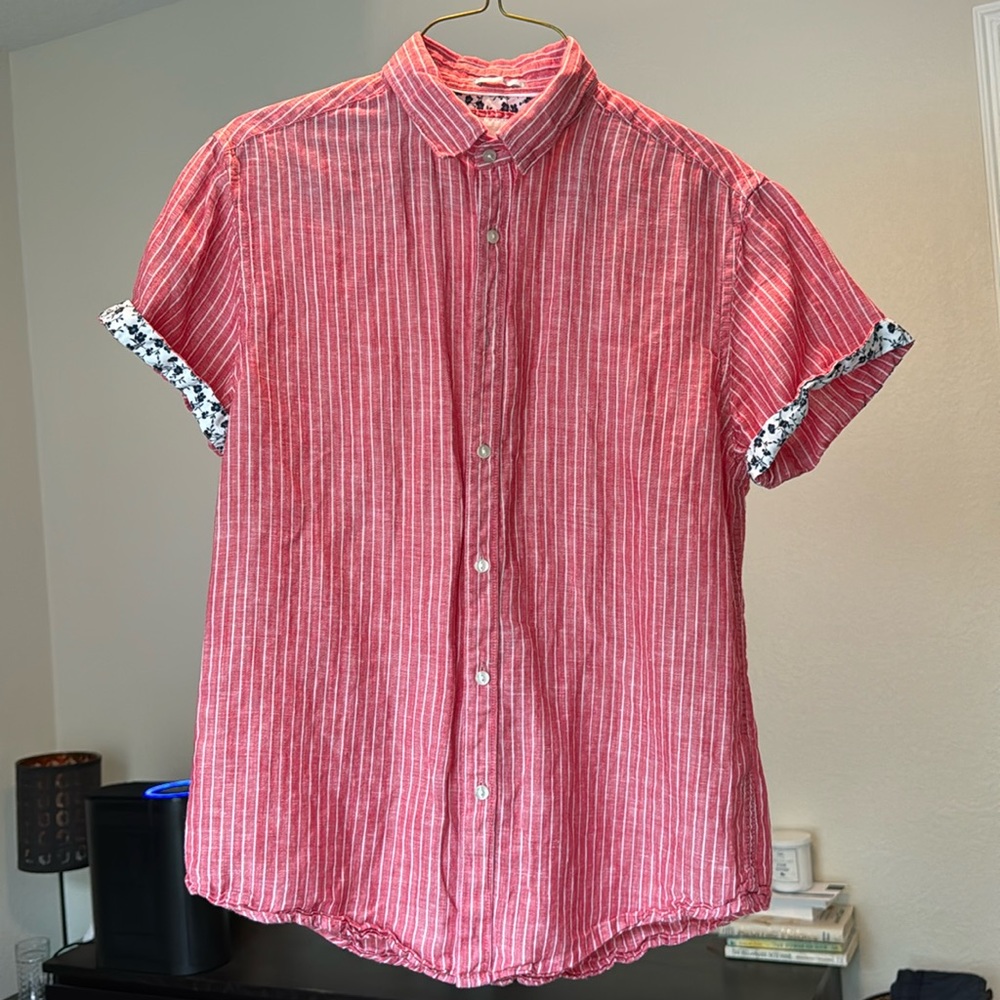 Men's Denim & Flower Rick Singh Stripped Shirt
